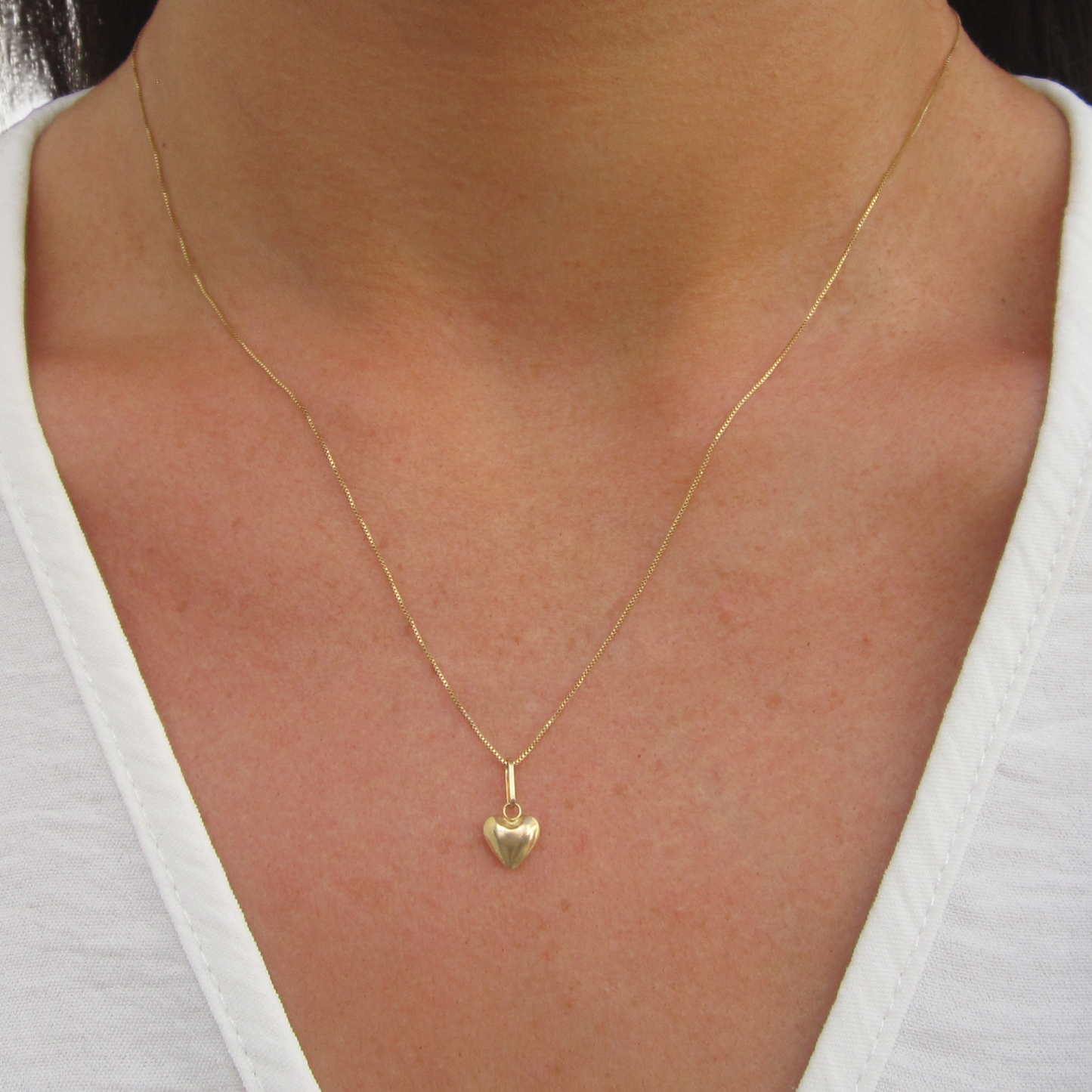 Heart Pendant in 18k Yellow Gold