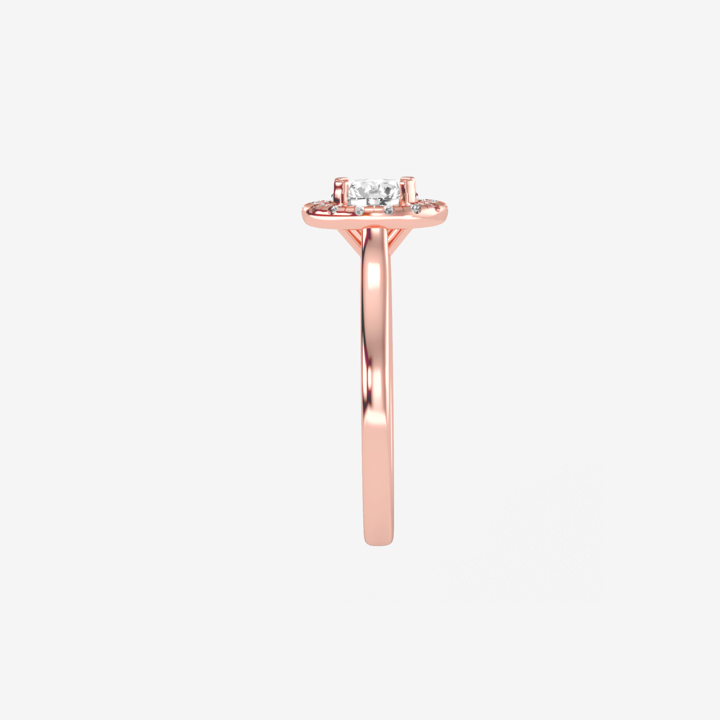 Radiant Ring in Solid 18k Gold