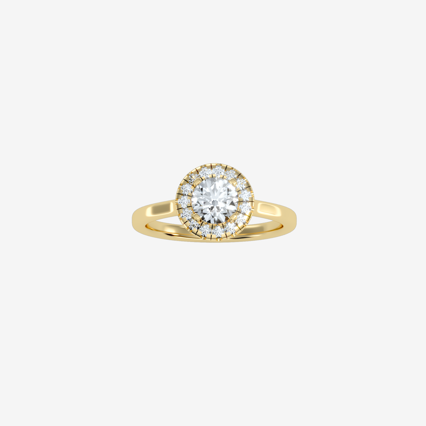 Radiant Ring in Solid 18k Gold