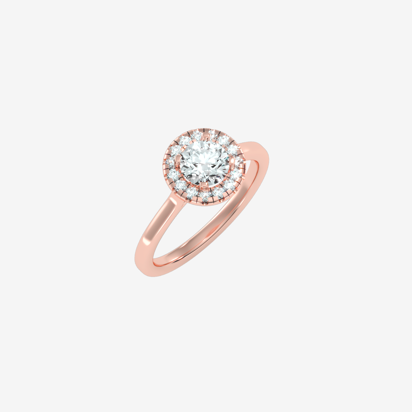 Radiant Ring in Solid 18k Gold