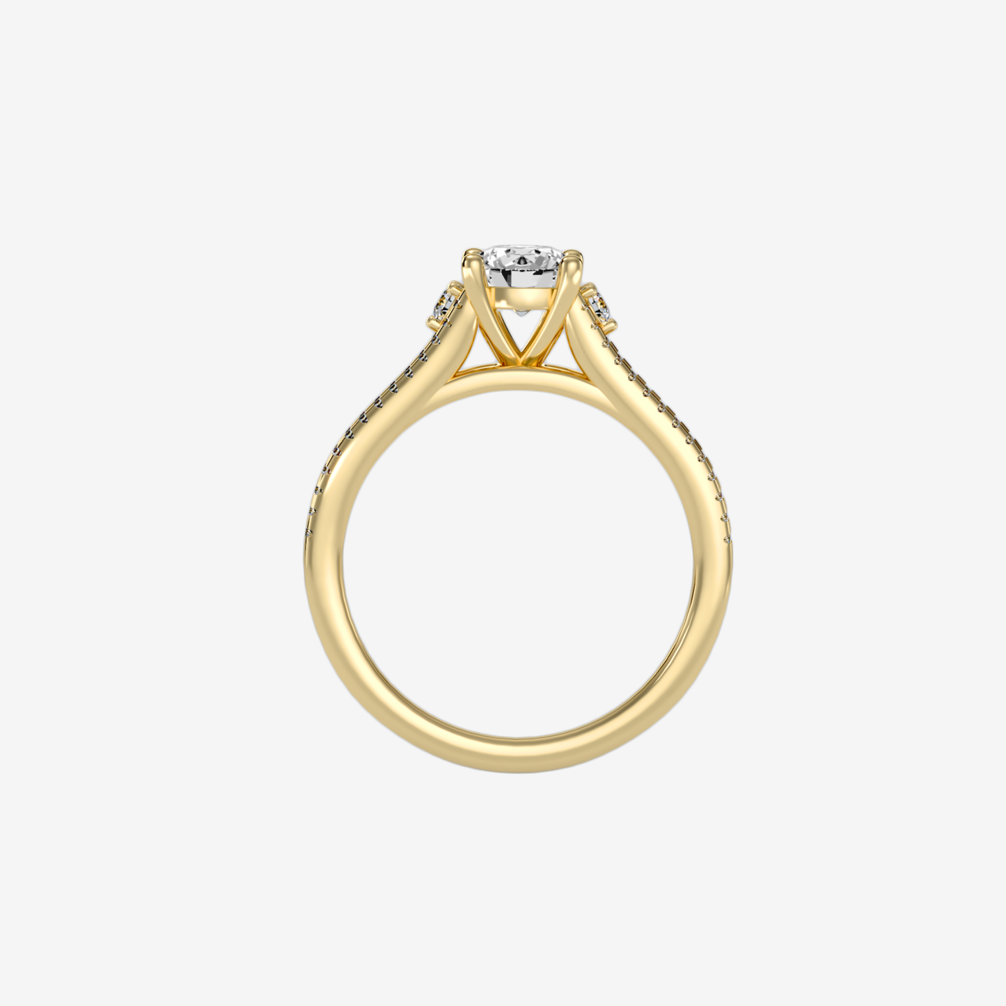 Eclipse Ring in Solid 18k Gold