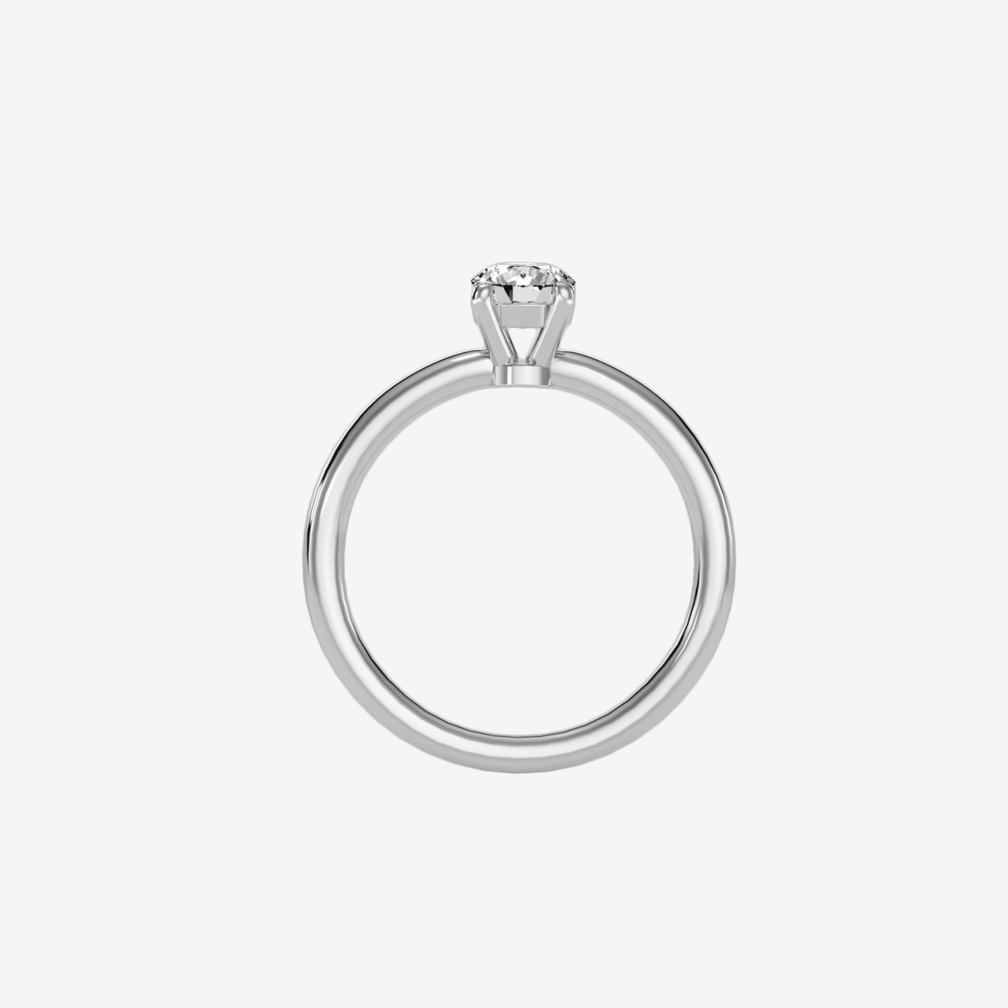 Lumia Ring with Diamond in Solid 18k Gold