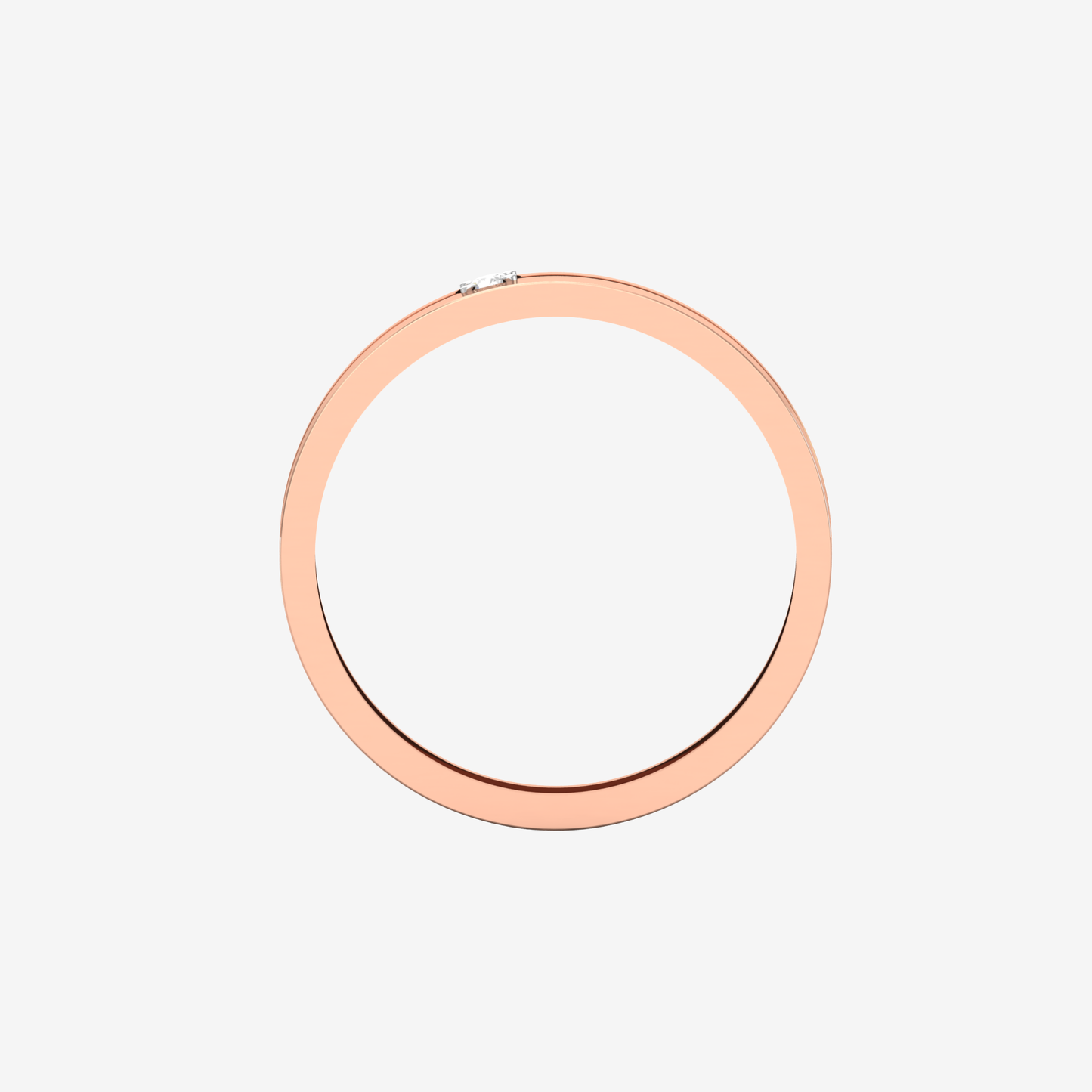 Fiora Ring with Diamond in Solid 18k Gold