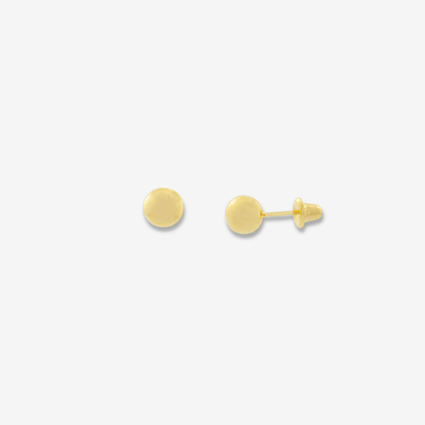 Sphere stud earring 3.5mm in 18k Yellow Gold