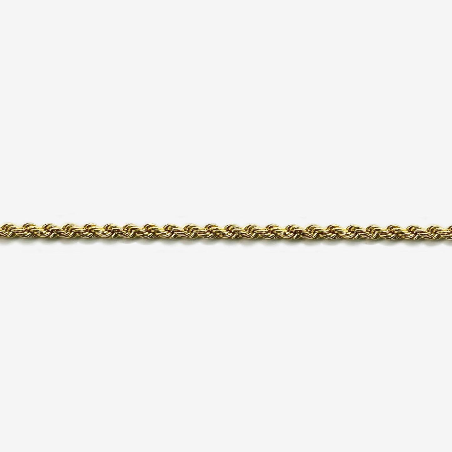 Rope Chain 45cm in Solid 18k Yellow Gold