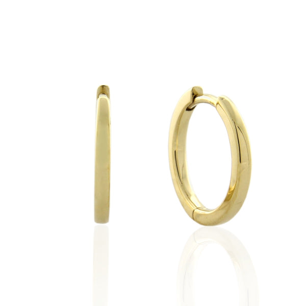 Medium 12mm Hoops - 9ct Yellow Gold