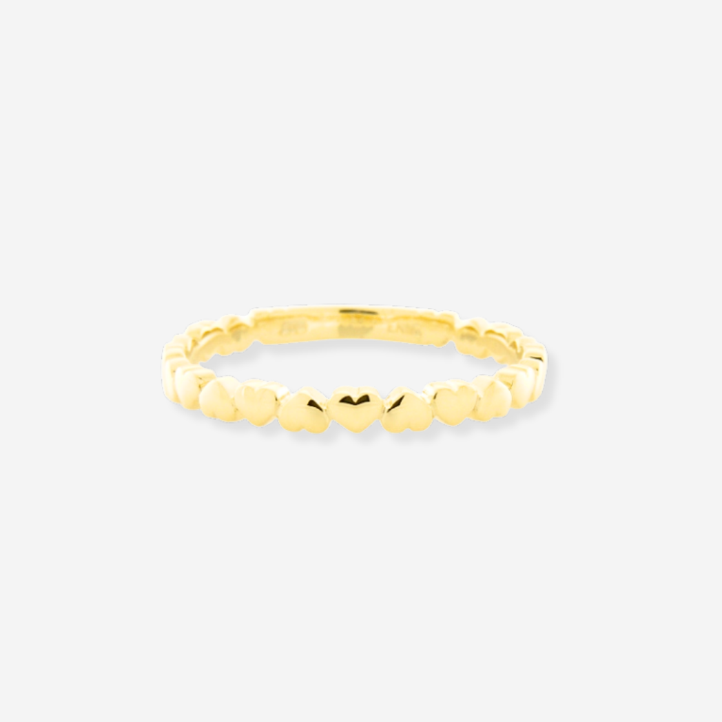 Classic Heart Ring - 9ct Yellow Gold