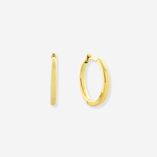 Medium 12mm Hoops - 9ct Yellow Gold