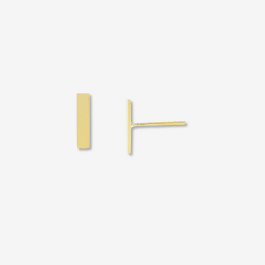 Bar Earring Small 18ct Yellow Gold