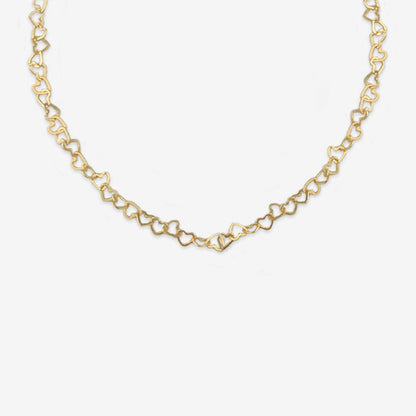 Love Chain 40cm in Solid 18k Yellow Gold
