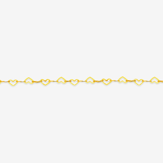 Love Chain Bracelet 19cm in Solid 18k Yellow Gold