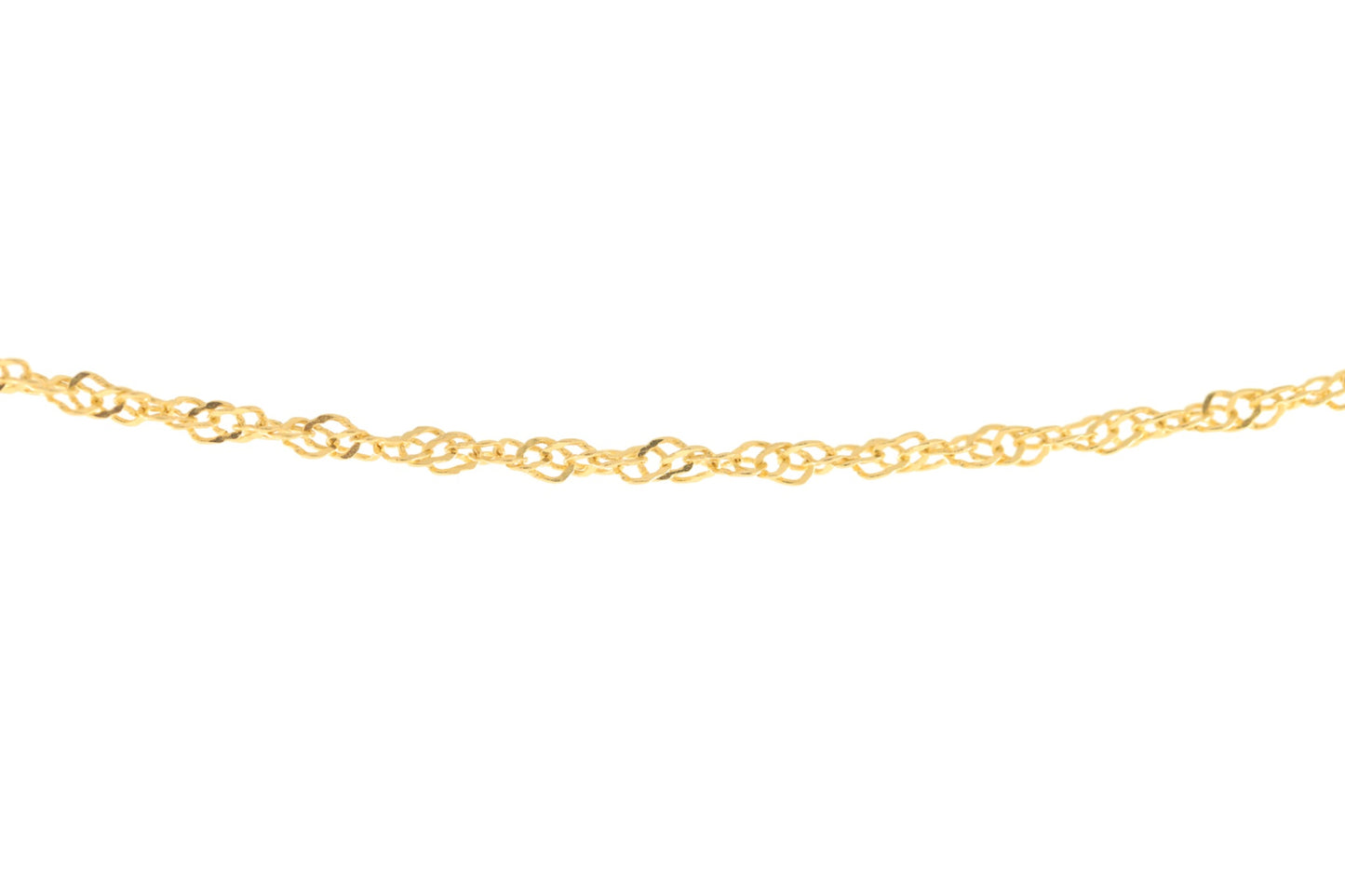 Singapore Chain 40cm - 18ct Solid Gold