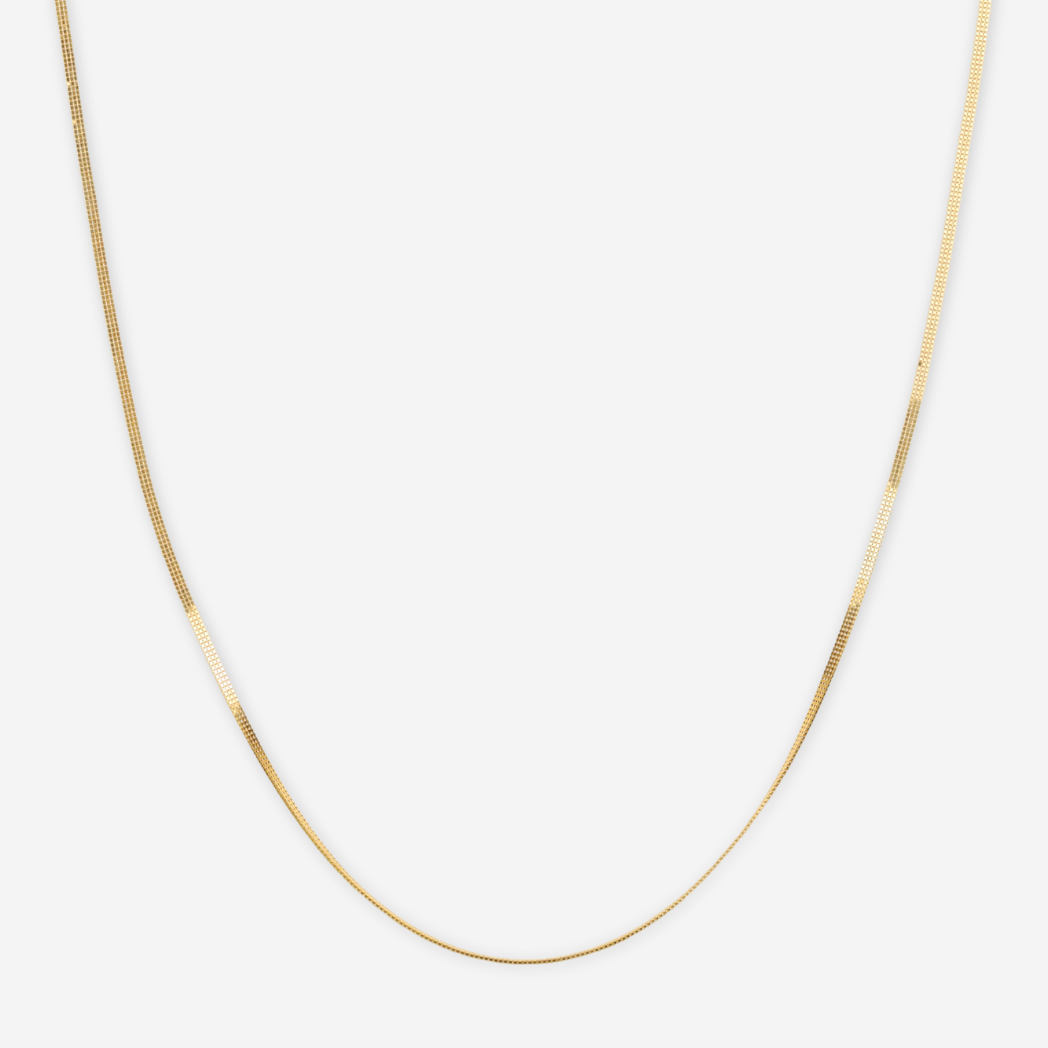 Triple Box Chain 45cm - 18ct Solid Gold